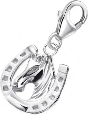Goldene Hufeisen Charm-Einhänger Karabiner Charm Anhänger