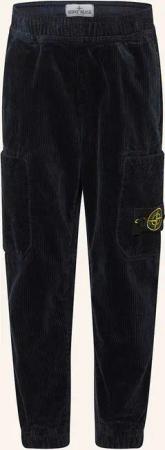 STONE ISLAND JUNIOR Cargohose Regular Tapered Fit aus Cord