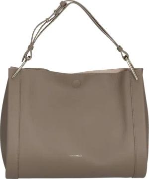 Coccinelle Wallace - Henkeltasche 36 cm (warm taupe/rosette)