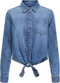 Only Blusen 15344186 SEVIGNY-MEDIUM BLUE DENIM