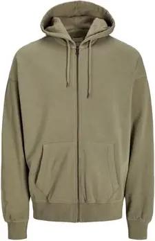 Jack & Jones  Sweatshirt 12270279 CHARGE SWEAT ZIP HD-SILVER SAGE