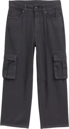 TOM TAILOR Jungen Baggy Cargo Hose, grau, Uni, Gr. 158