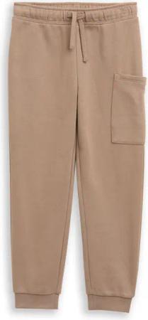 TOM TAILOR Jungen Cargo Jogginghose, braun, Uni, Gr. 128/134