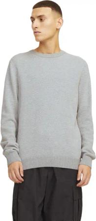 Jack & Jones Herren Rundhals Strickpullover JJEGLOBE KNIT CREW NECK - Regular Fit