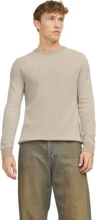 Jack & Jones Herren Rundhals Strickpullover JJEGLOBE KNIT CREW NECK - Regular Fit
