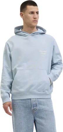 Jack & Jones Herren Hoodie Kapuzenpullover JORNORREBRO TYPO BACK SWEAT HOOD - Relaxed Fit