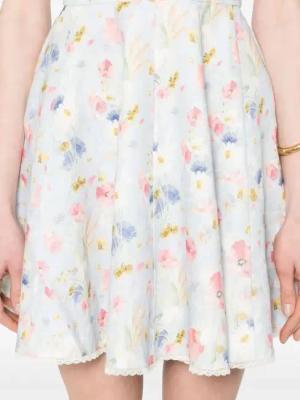 Zimmermann - `Lucky Picnic` Mini Dress - Größe 3 - weiß