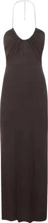 Michael Kors - Halter Neck Maxi Dress - Größe S - schwarz