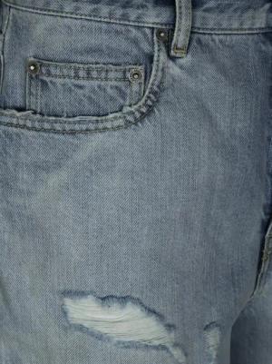 Golden Goose - Destoyed Bleached Denim Short Pant - Größe 27 - grau