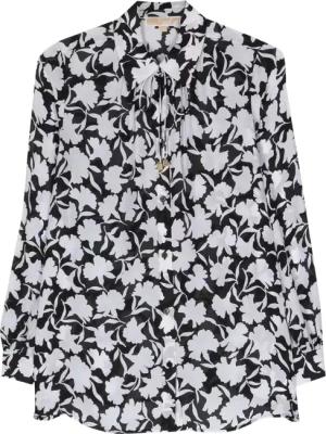 Michael Kors - Shadow Fleur Top - Größe M - grau