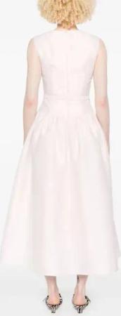self-portrait - Taffeta Midi Dress - Größe 6 - pink