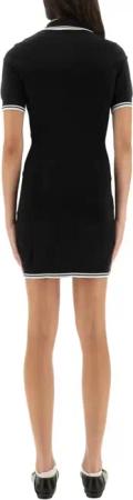 Casablanca - Viscose Polo Shirt Dress - Größe S - schwarz