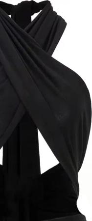 Norma Kamali - 'Convertivle Gown' Dress - Größe M - schwarz