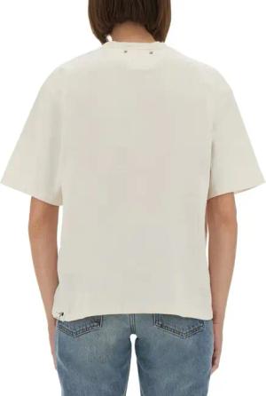 Golden Goose - "Journey" T-Shirt With Print - Größe M - weiß