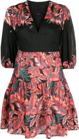 Pinko - Balto Flares Sleeves Dress - Größe 36 - schwarz