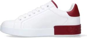 Dolce&Gabbana Low-Top Sneaker - "Portofino" Sneakers – White - Gr. 39,5 (EU) - in Weiß - für Damen