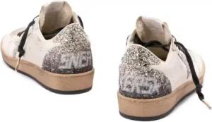 Golden Goose Low-Top Sneaker - Ball Star Glitter-Star Sneakers - Gr. 39 (EU) - in Beige - für Damen