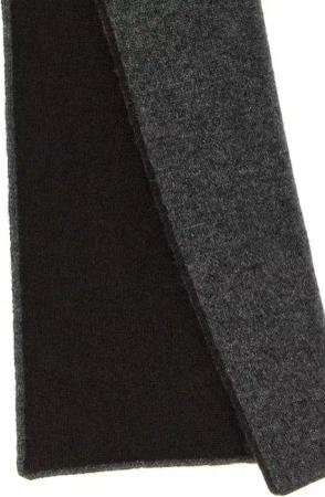 Moorer Tücher & Schals - Twisted Mongolian Cashmere Scarf With Contrast Det - Gr. unisize - in Grau - für Damen