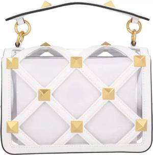Valentino Garavani Hobo Bags - Roman Stud Bag Transparent - Gr. unisize - in Weiß - für Damen