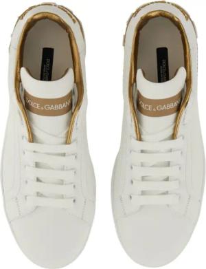 Dolce&Gabbana Low-Top Sneaker - Portofino Sneaker - Gr. 36 (EU) - in Weiß - für Damen
