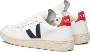 Veja Low-Top Sneaker - V-10 Leather Sneakers - Gr. 37 (EU) - in Weiß - für Damen