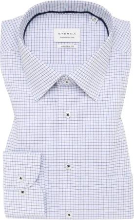 MODERN FIT Hemd in rauchblau kariert