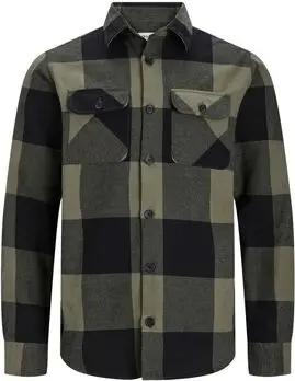 Jack & Jones  Hemdbluse 12248409 DARREN-DUSTY OLIVE
