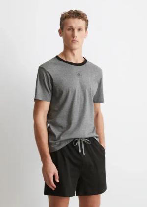 Marc OPolo Shorty "Mix N Match Cotton", (2 tlg.), Baumwolle, Jersey-Qualität, bequem, Kurzarm