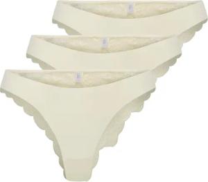ONLY Brasilslip "ONLCHLOE LACE BRAZIL 3-PACK NOOS ACC", (Packung, 3 St.)