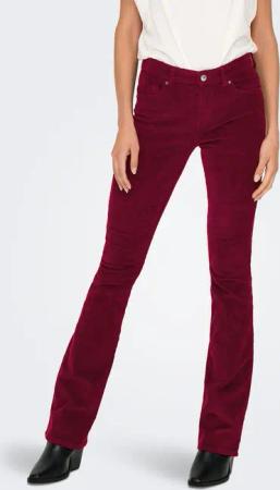 ONLY Cordhose "ONLMARY – Flared Cordhose mit Stretchkomfort", slim fit, modisch, Cord, Baumwollmischung