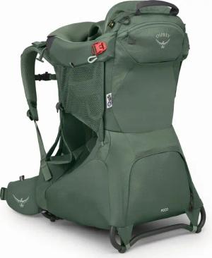 Osprey Poco Little Child Carrier + Raincover - Kindertrage (Kraxe) (koseret green)
