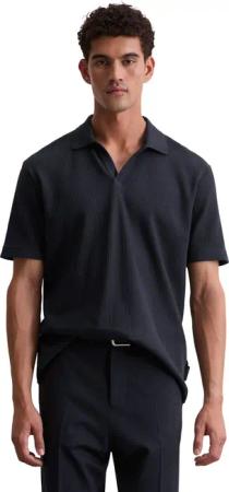 Marc O'Polo Poloshirt mit elastischer Rippstruktur