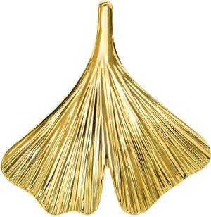 JEVELION Kettenanhänger Ginkgo Anhänger 750 Gold