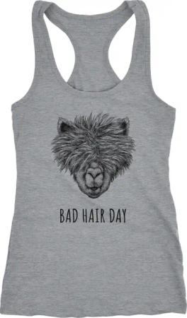 MoonWorks Tanktop Damen Tanktop lustig strubbelig