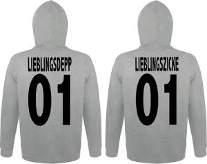 Couples Shop Kapuzenpullover Lieblingsdepp & Lieblingszicke