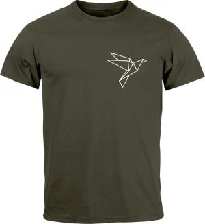 Neverless Print-Shirt Herren T-Shirt Aufdruck Vogel
