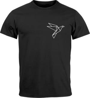 Neverless Print-Shirt Herren T-Shirt Aufdruck Vogel