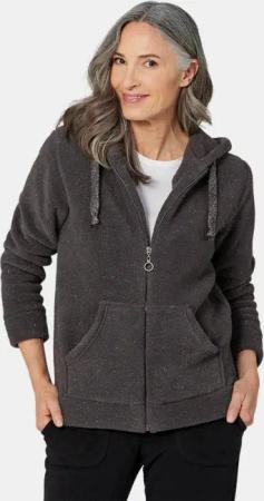 GOLDNER Strickjacke Kuschelige Flausch-Freizeitjacke