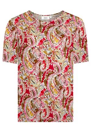 elanza T-Shirt Shirt mit Ornament-Print in