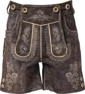 Trachtenkult Trachtenlederhose Kurze Ziegenlederhose Franz für