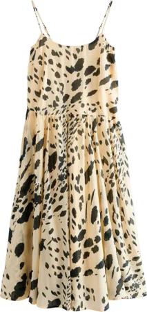 Next Strandkleid Verschlussloses Maxikleid mit tiefer
