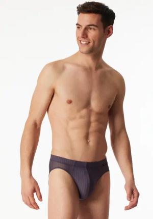 Supermini Slip Micro-Qualität Nadelstreifen graphit - Pure Micro 5