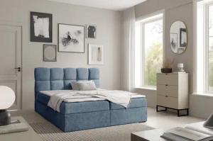 yourhouse24 Boxspringbett Negros, Doppelbett mit Bonell-Matratze