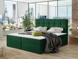 MIRJAN24 Boxspringbett Nele (Lattenrost, Kopfteil und