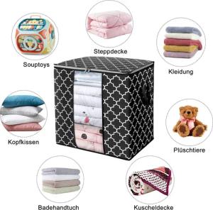 BTTO Aufbewahrungstasche Aufbewahrungsbox (Set,1-2-3-4-tlg), Tragegriffe,Reißverschluß, Faltbar,