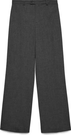 Vero Moda Stoffhose Texas 10334103 Grau Straight Fit