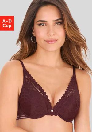 S.OLIVER Push-up-BH Damen cassis Gr.90A