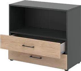 röhr Regalschrank direct.office, 859H281000 hickory 80,0 x 34,4 x 72,0 cm