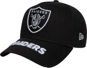 New-Era Schirmmütze LAS VEGAS RAIDERS MLB VISOR HIT BLACK 9FORTY E-FRAME