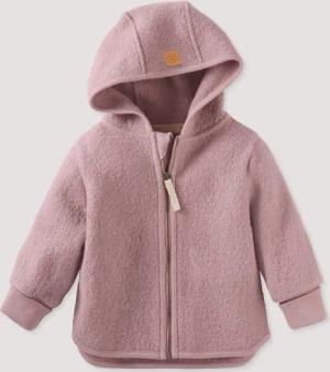 hessnatur Baby Walkjacke aus Bio-Merinowolle - lila - Größe 86/92